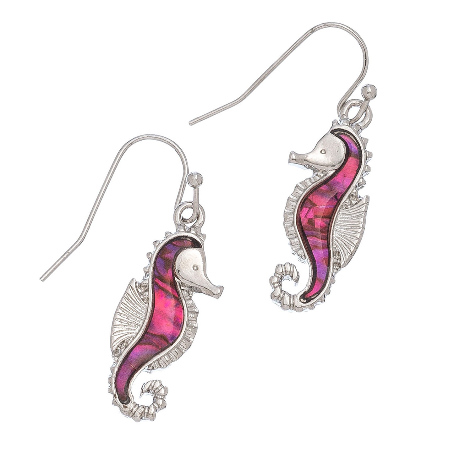 Abalone Icon Drop Earrings