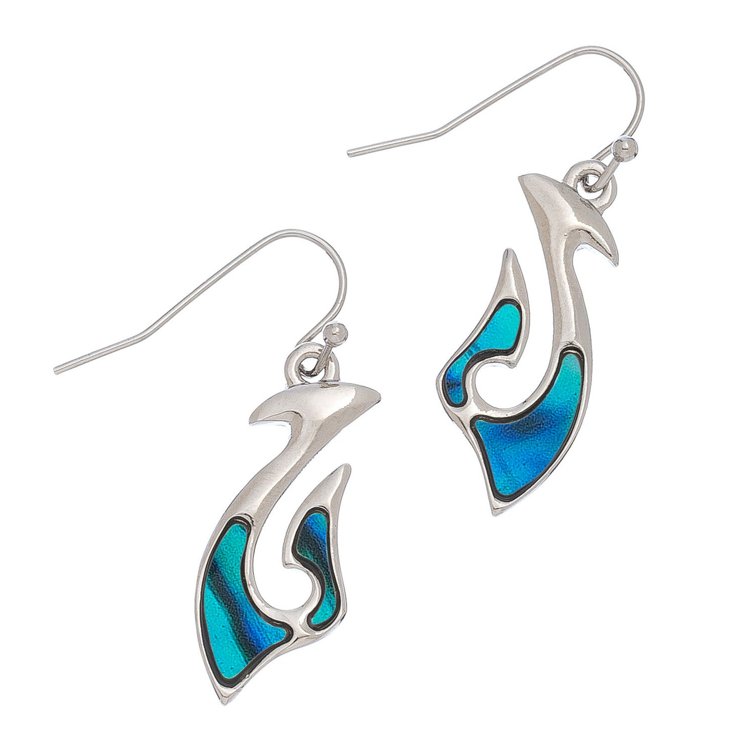 Abalone Icon Drop Earrings