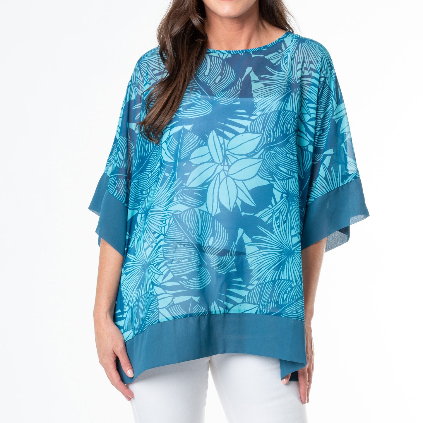 Lexi One Size Sheer Poncho Swimsuit Cover Up