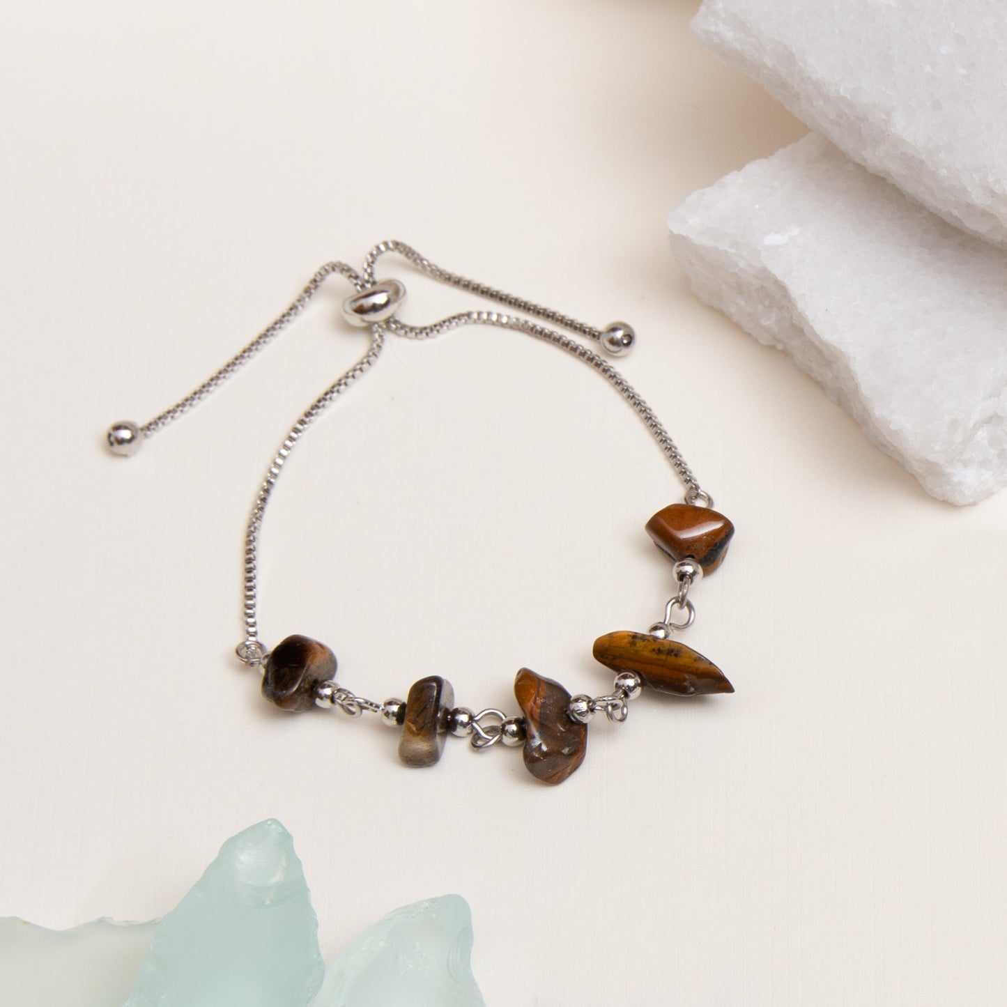 Lali Genuine Stone Adjustable Bolo Bracelet