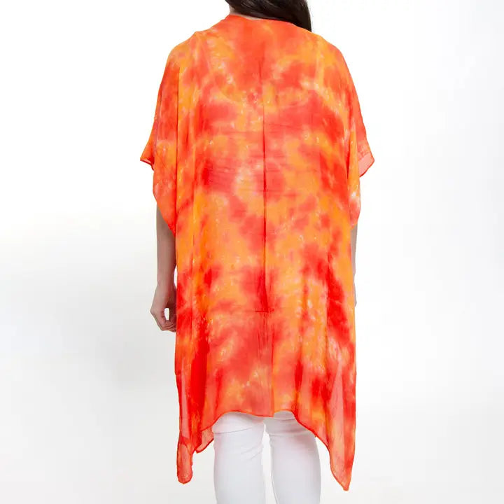 Kylah One Size Lightweight Ruana Swimsuit Cover Up