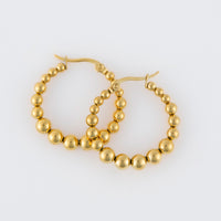Narelle Waterproof Bubble Hoop Earrings