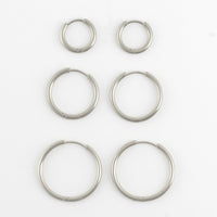 Narelle Waterproof Classic Hoop Earring Trio