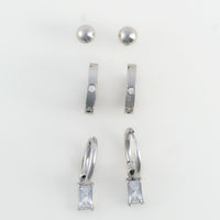Narelle Waterproof Charm Hoop Earring Trio