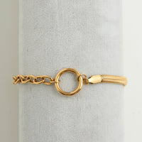 Narelle Waterproof Cable &  Snake Chain Bracelet