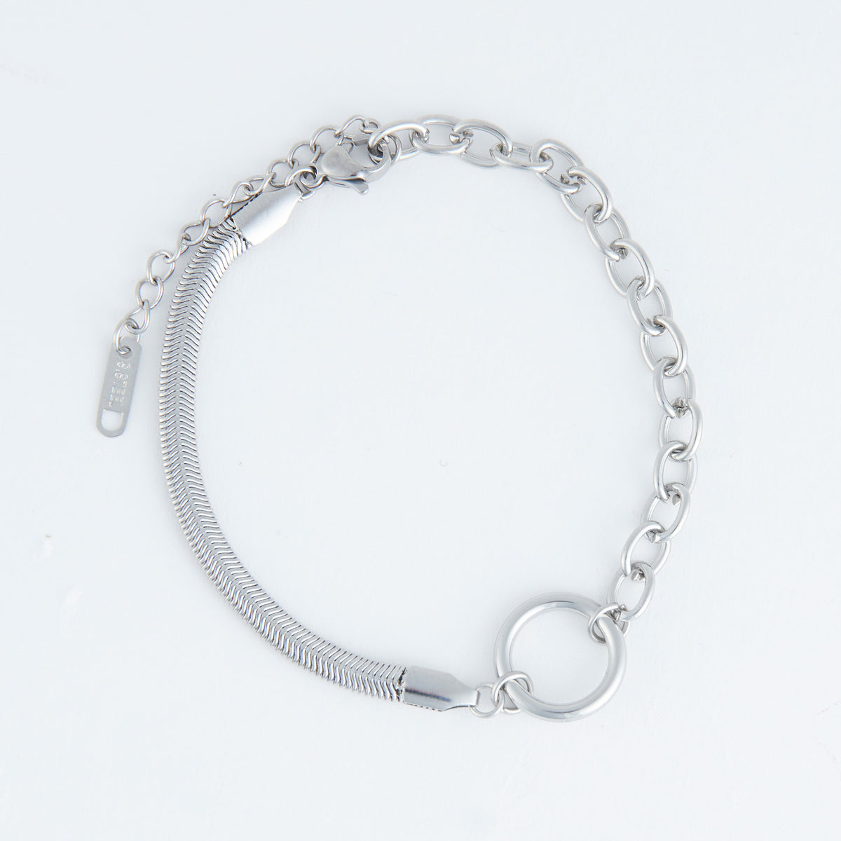 Narelle Waterproof Cable &  Snake Chain Bracelet