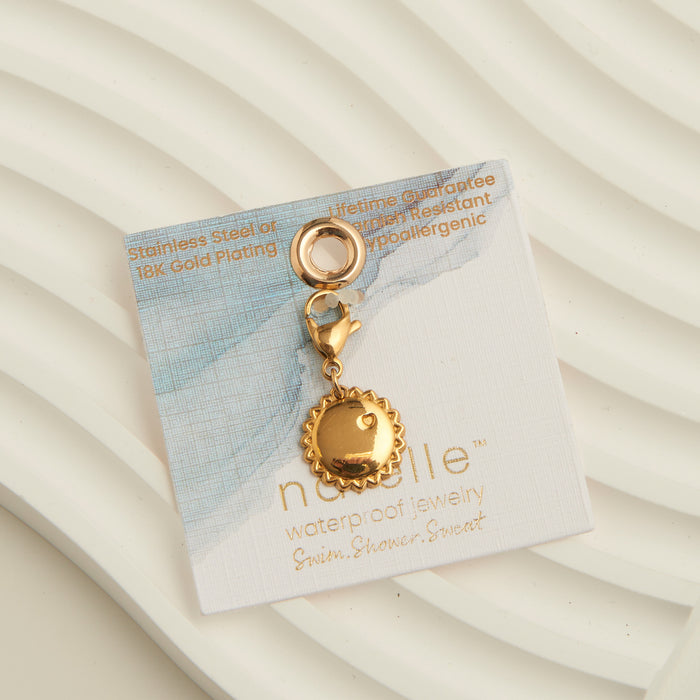 Narelle Waterproof 18K Gold Disc Charm