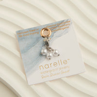 Narelle Waterproof Stainless Steel Cluster Pearl Charm