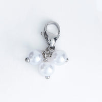 Narelle Waterproof Stainless Steel Cluster Pearl Charm