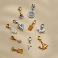 Narelle Waterproof Stainless Steel Cluster Pearl Charm