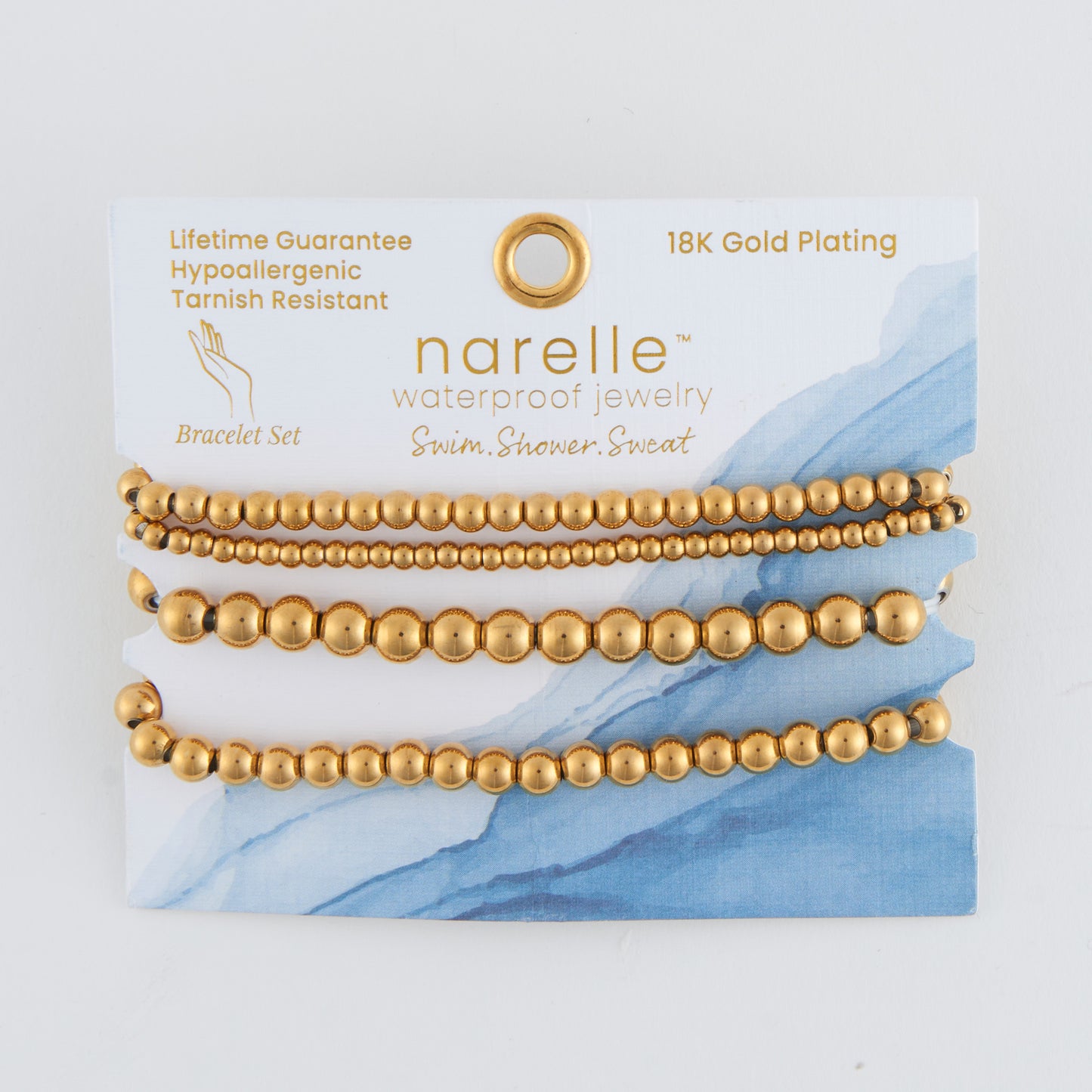 Narelle Waterproof Stretch Ball Bracelet Set