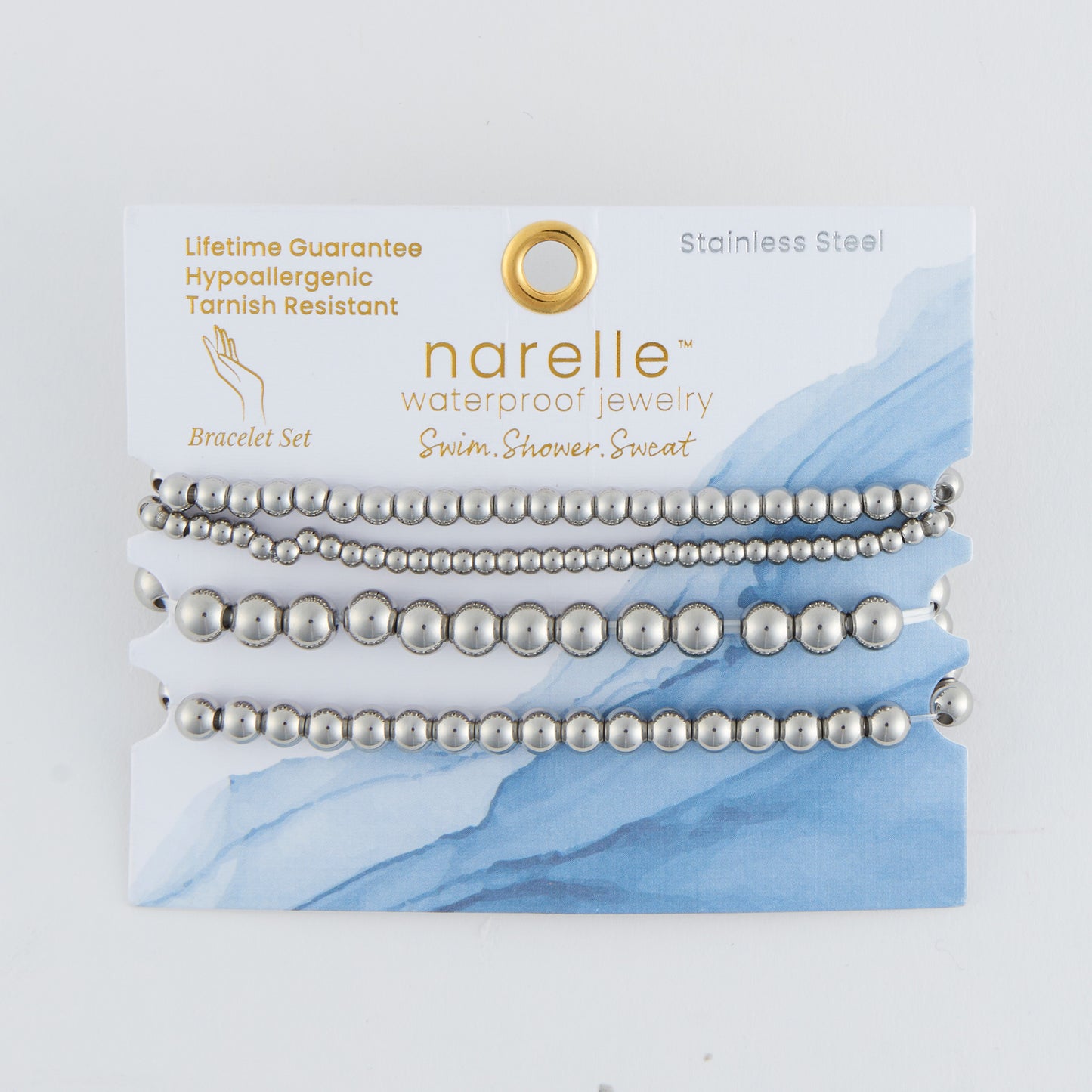 Narelle Waterproof Stretch Ball Bracelet Set