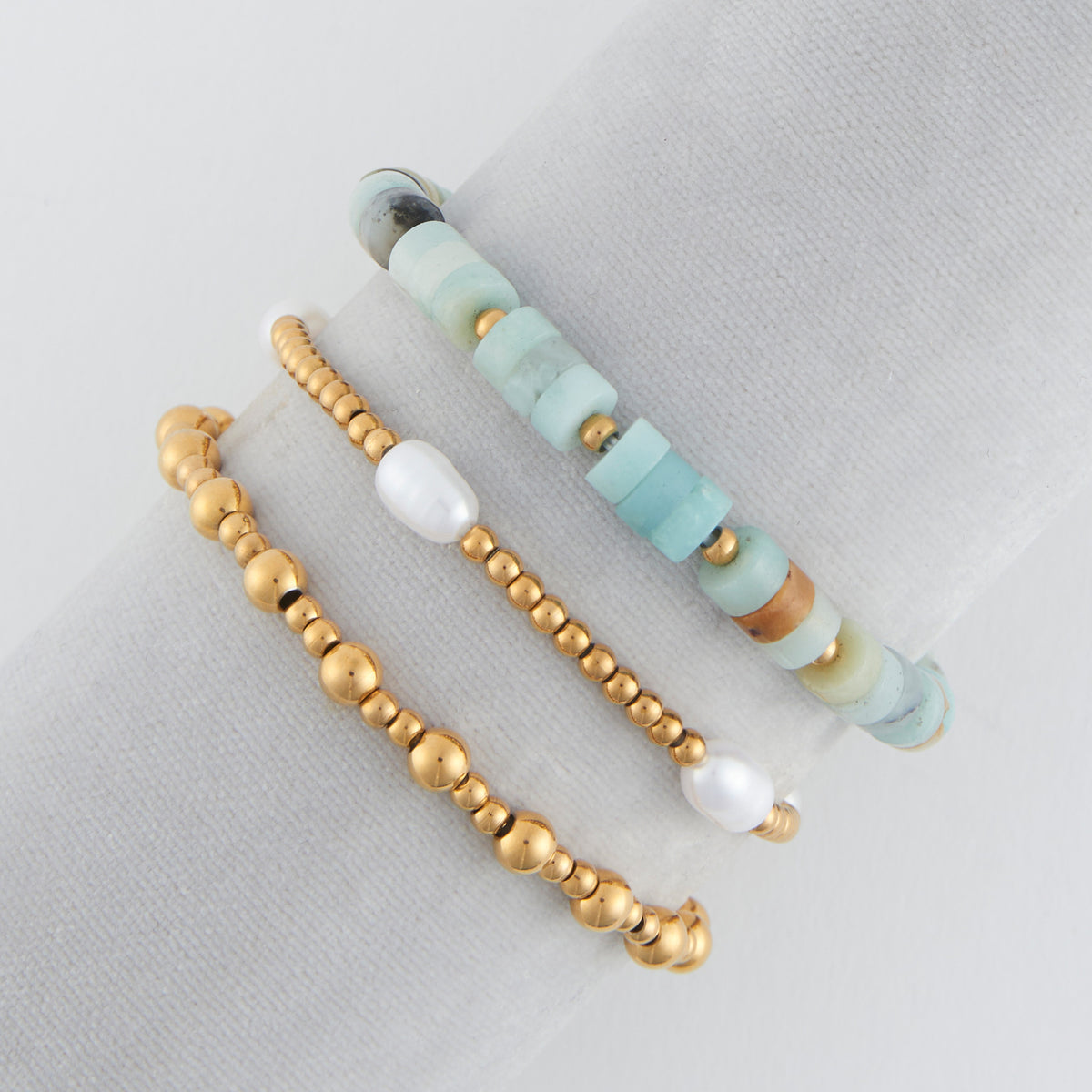 Narelle Waterproof Pearl Bracelet Set