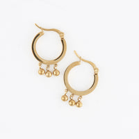 Waterproof Earrings Ball Dangle Drop Huggie Hoop Narelle