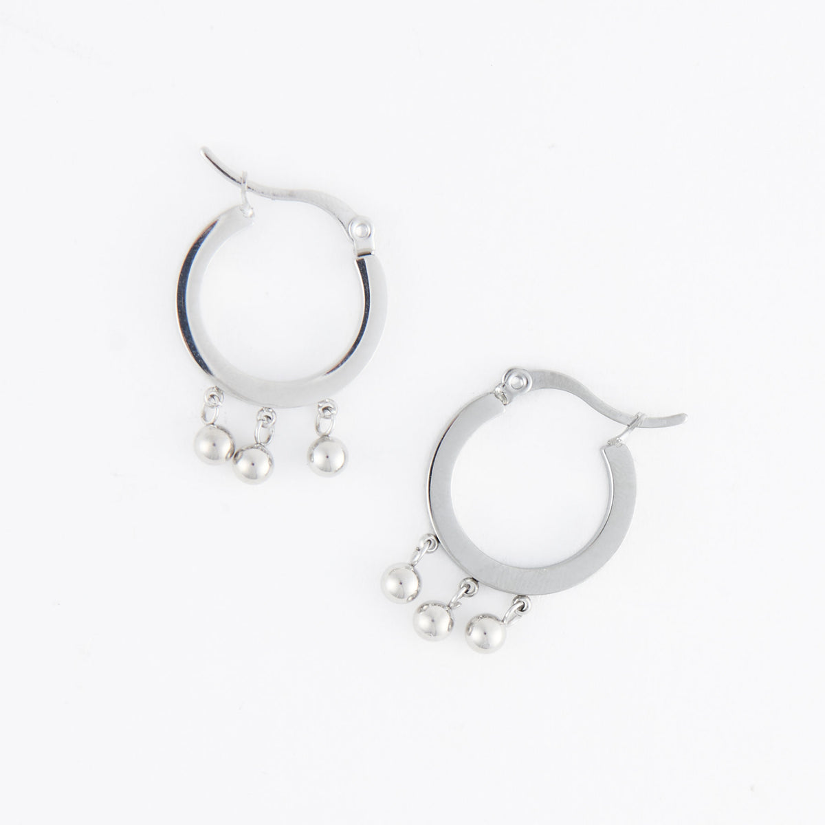 Waterproof Earrings Ball Dangle Drop Huggie Hoop Narelle