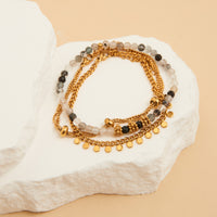 Waterproof Bracelet Beaded Chain 3-Piece Set Narelle