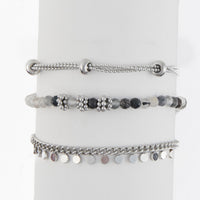 Waterproof Bracelet Beaded Chain 3-Piece Set Narelle