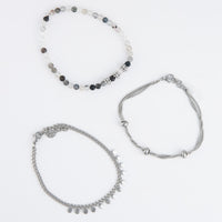 Waterproof Bracelet Beaded Chain 3-Piece Set Narelle