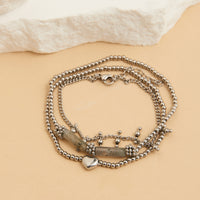 Waterproof Bracelet Heart Beaded 3-Piece Set Narelle