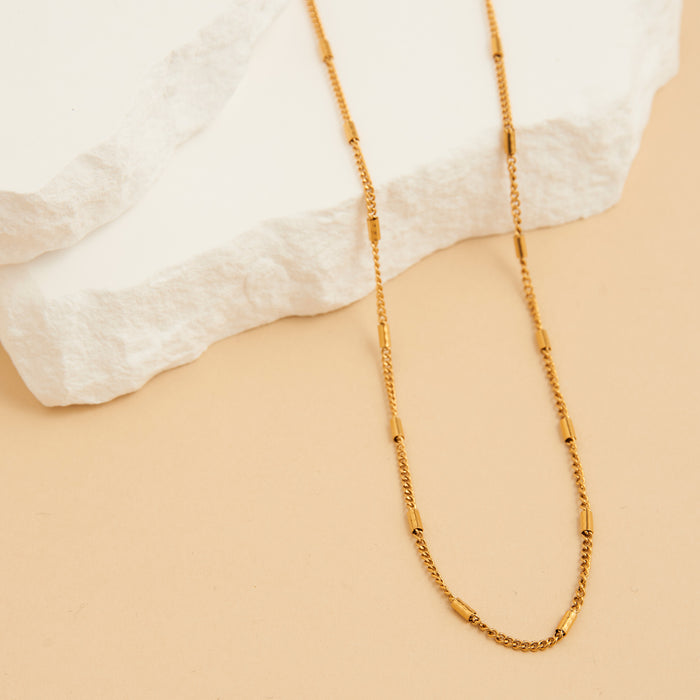 Waterproof Necklace 20" Bar Satellite Chain Narelle