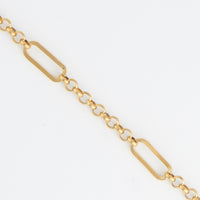 Waterproof Necklace 20" Rolo Link Bar Station Narelle