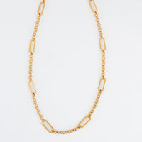 Waterproof Necklace 20" Rolo Link Bar Station Narelle