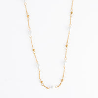 Waterproof Necklace 18" Pearl & Bead Station Narelle