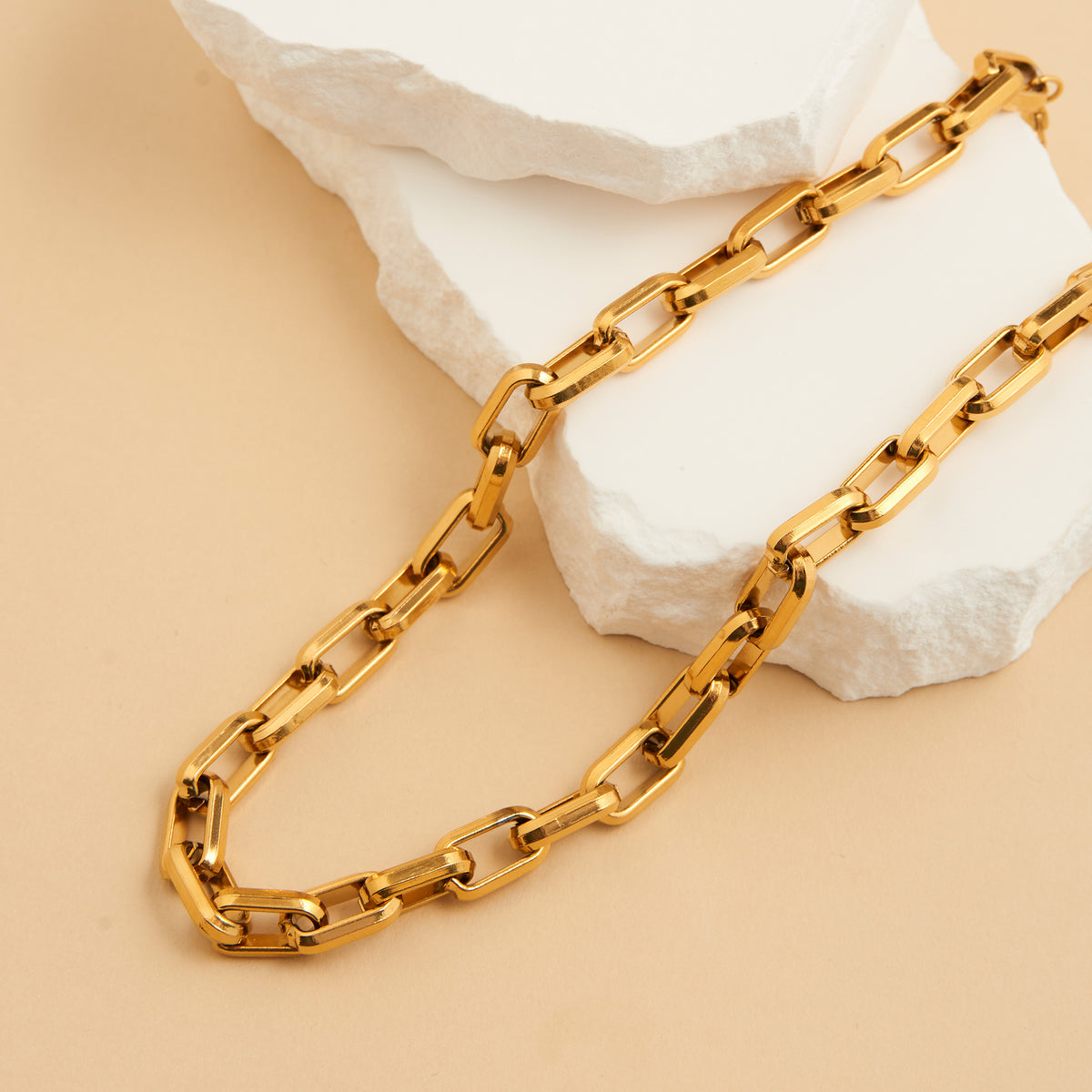 Waterproof Necklace 18" Chunky Oval Link Chain Narelle