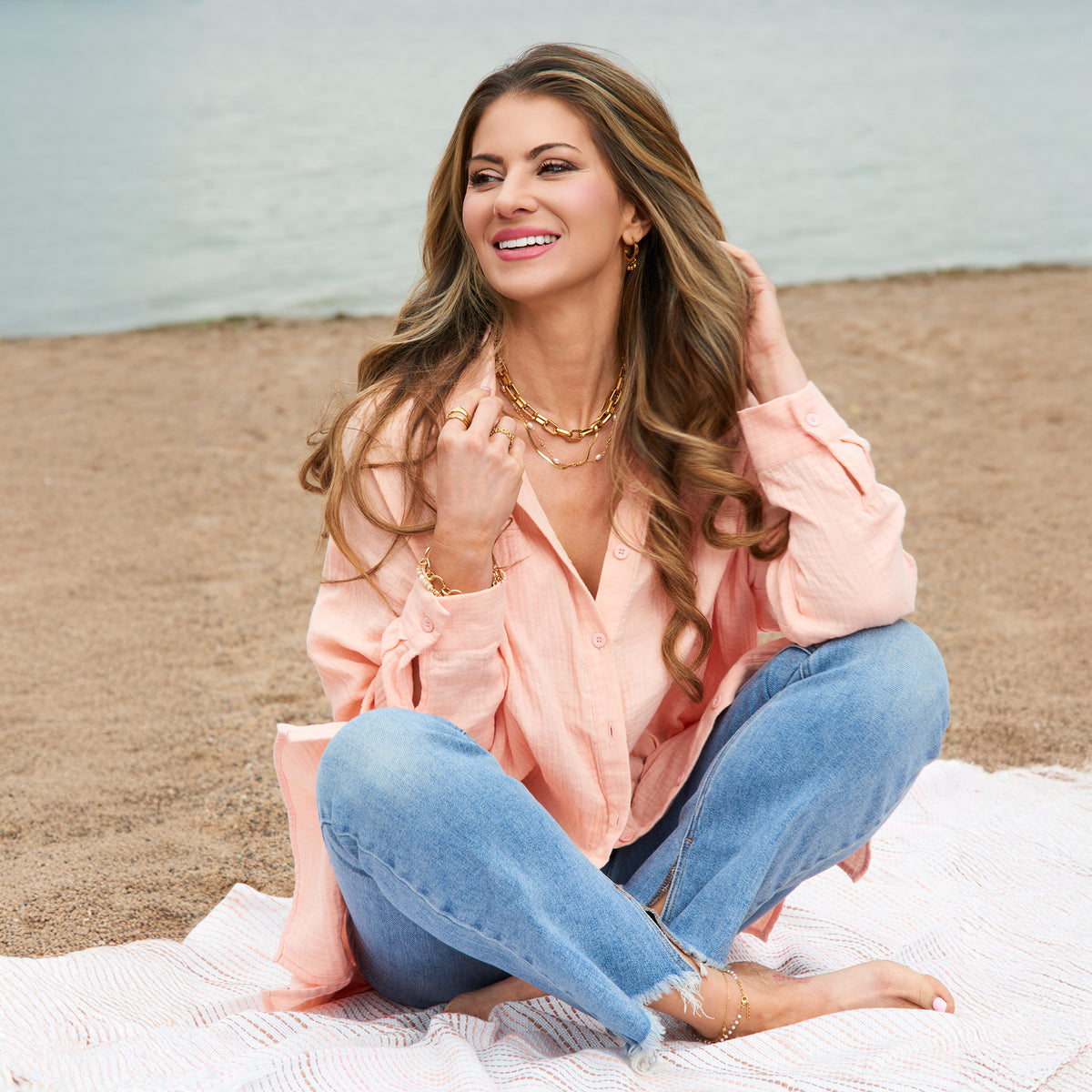 Waterproof Necklace 18" Chunky Oval Link Chain Narelle