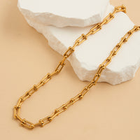 Waterproof Necklace 18" Chunky U-Link Chain Narelle
