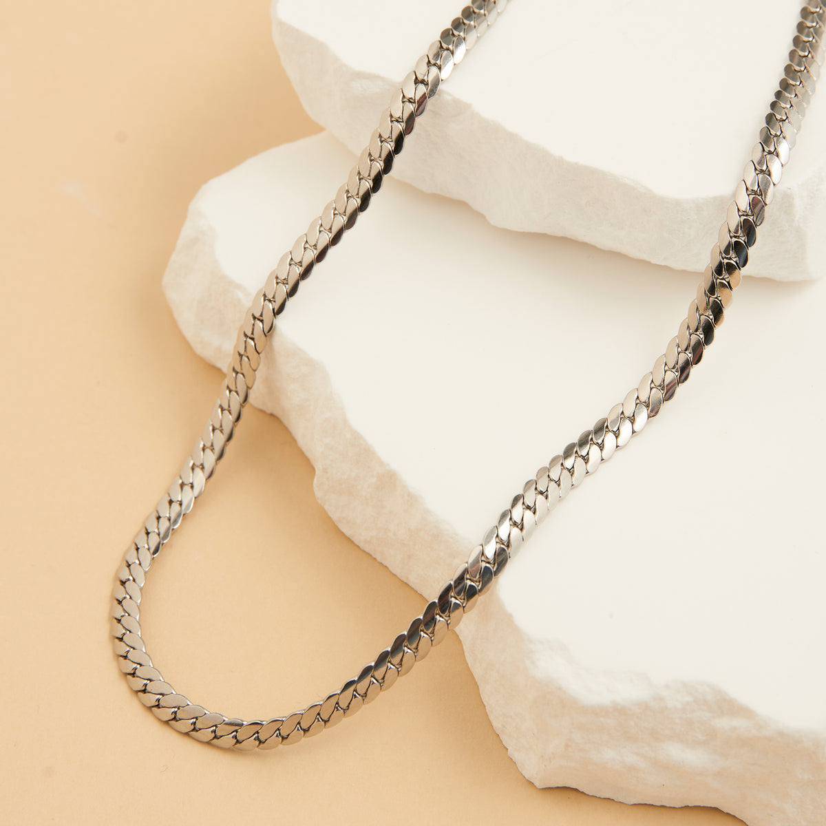 Waterproof Necklace 16" Chunky Herringbone Chain Narelle