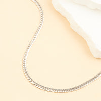 Waterproof Necklace 16" Chunky Herringbone Chain Narelle