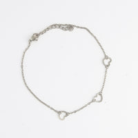 Waterproof Anklet Stainless Steel Linked Heart Narelle
