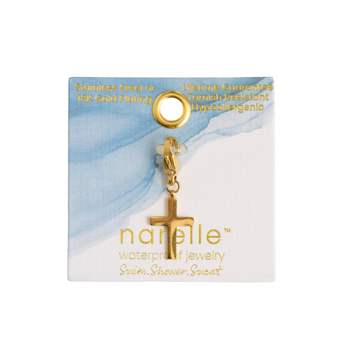 Necklace Charm Cross Waterproof Jewelry Narelle Inspiration