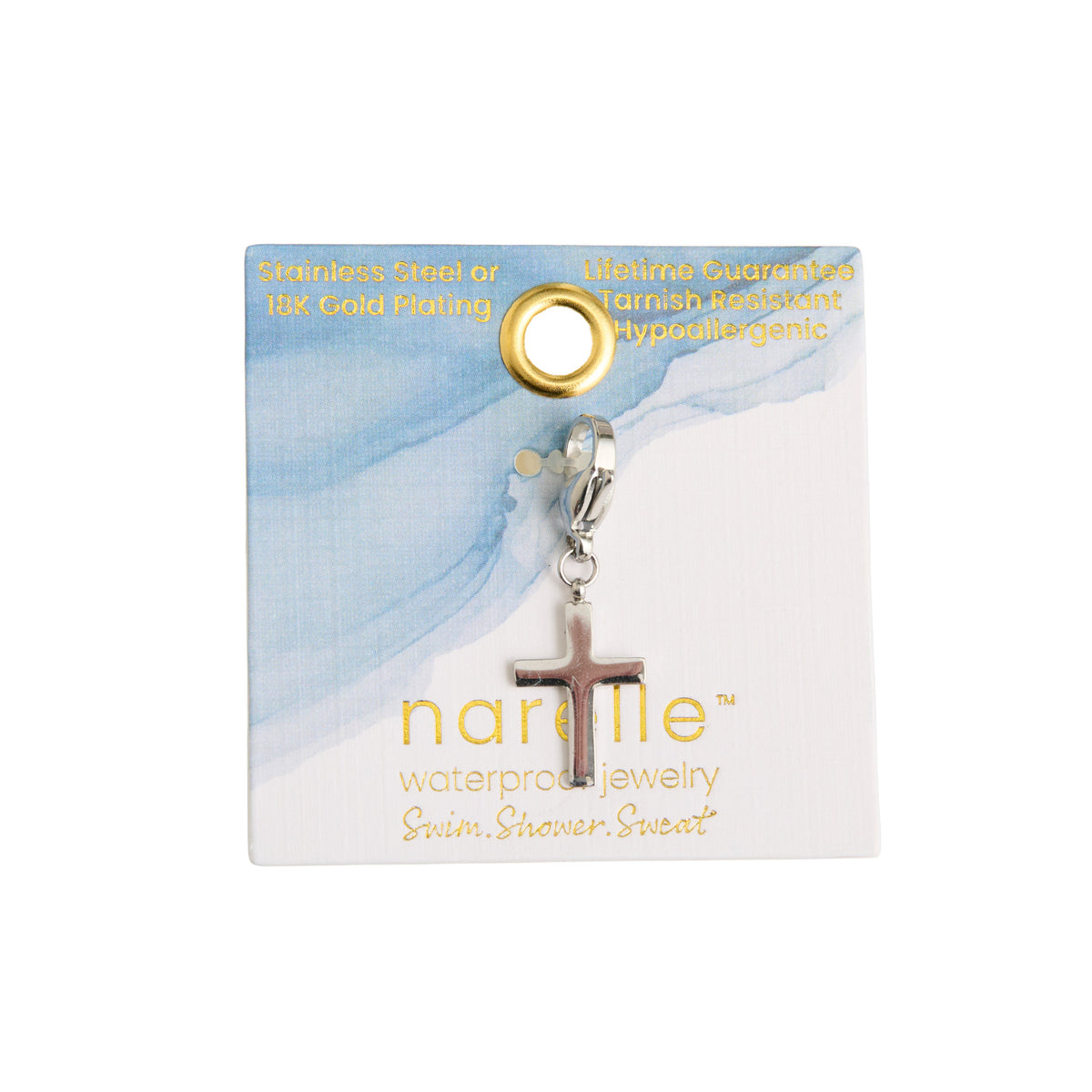Necklace Charm Cross Waterproof Jewelry Narelle Inspiration