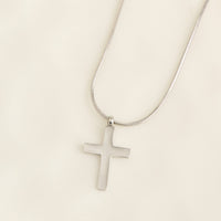 Cross Necklace Snake Chain Waterproof Jewelry Narelle Dainty