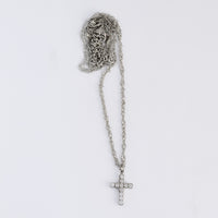 Cross Necklace 16" Pave Pendant Waterproof Jewelry Narelle