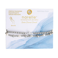 Cross Bracelet Pearl Station Bead Waterproof Narelle Duo Set
