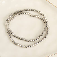 Cross Bracelet Beaded Stretch Waterproof Narelle Duo Set