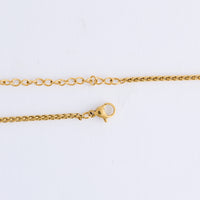 Cross Necklace 22" Unisex Waterproof Wheat Chain Narelle Pendant