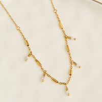 Moonstone Necklace 15" Station Waterproof Jewelry Narelle