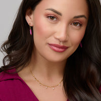 Moonstone Necklace 15" Station Waterproof Jewelry Narelle