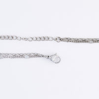 Lapis Necklace 15" Double Row Station Waterproof Jewelry