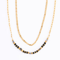 Apatite Necklace 15" Double Row Station Waterproof Narelle