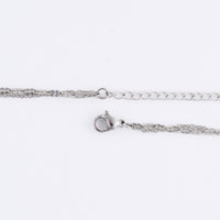 Apatite Necklace 15" Double Row Station Waterproof Jewelry