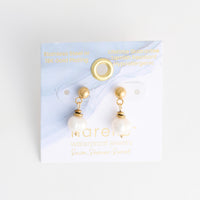 Pearl Earrings Drop Freshwater Waterproof Jewelry Narelle