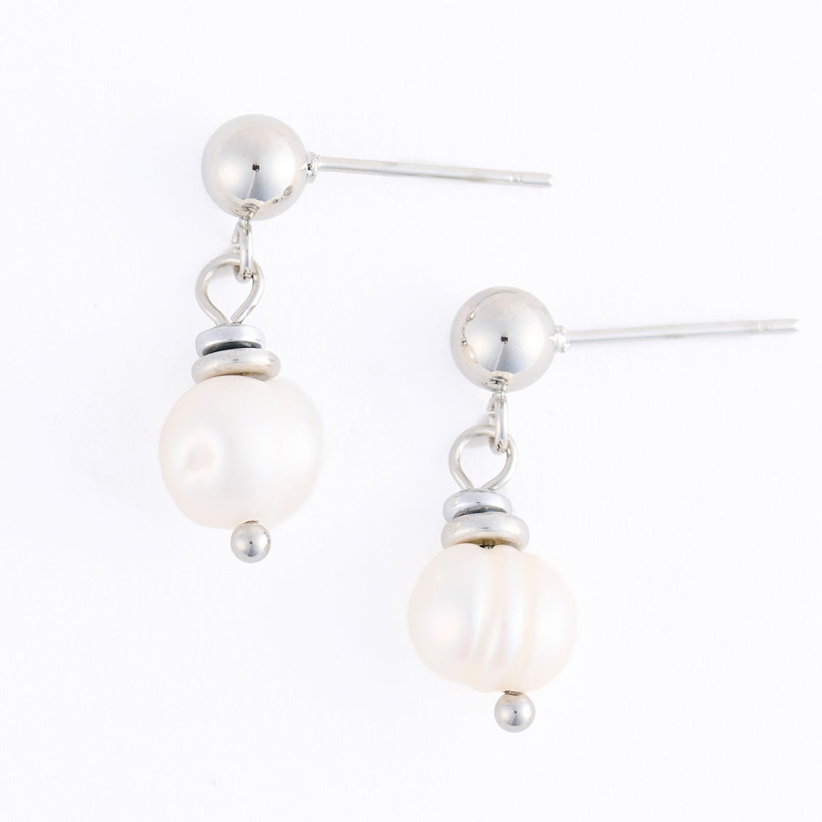 Pearl Earrings Drop Freshwater Waterproof Jewelry Narelle