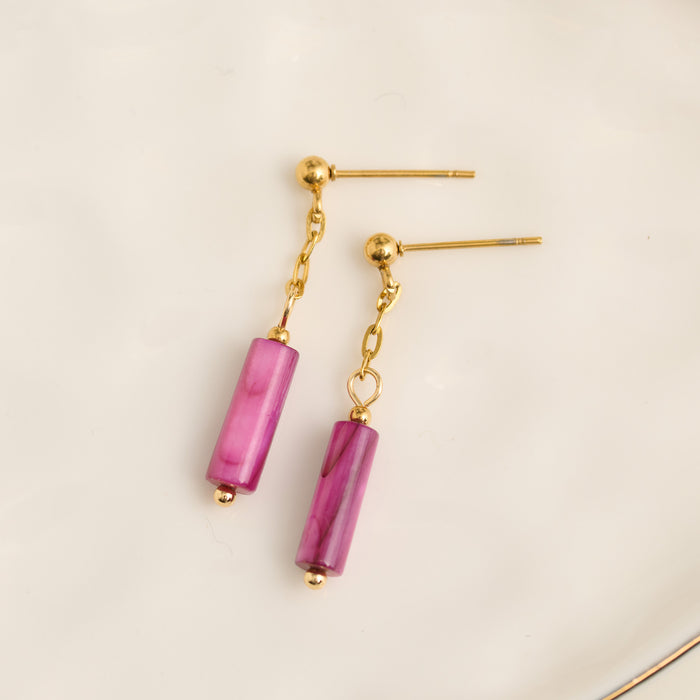 Shell Earrings Drop Beaded Waterproof Jewelry Narelle