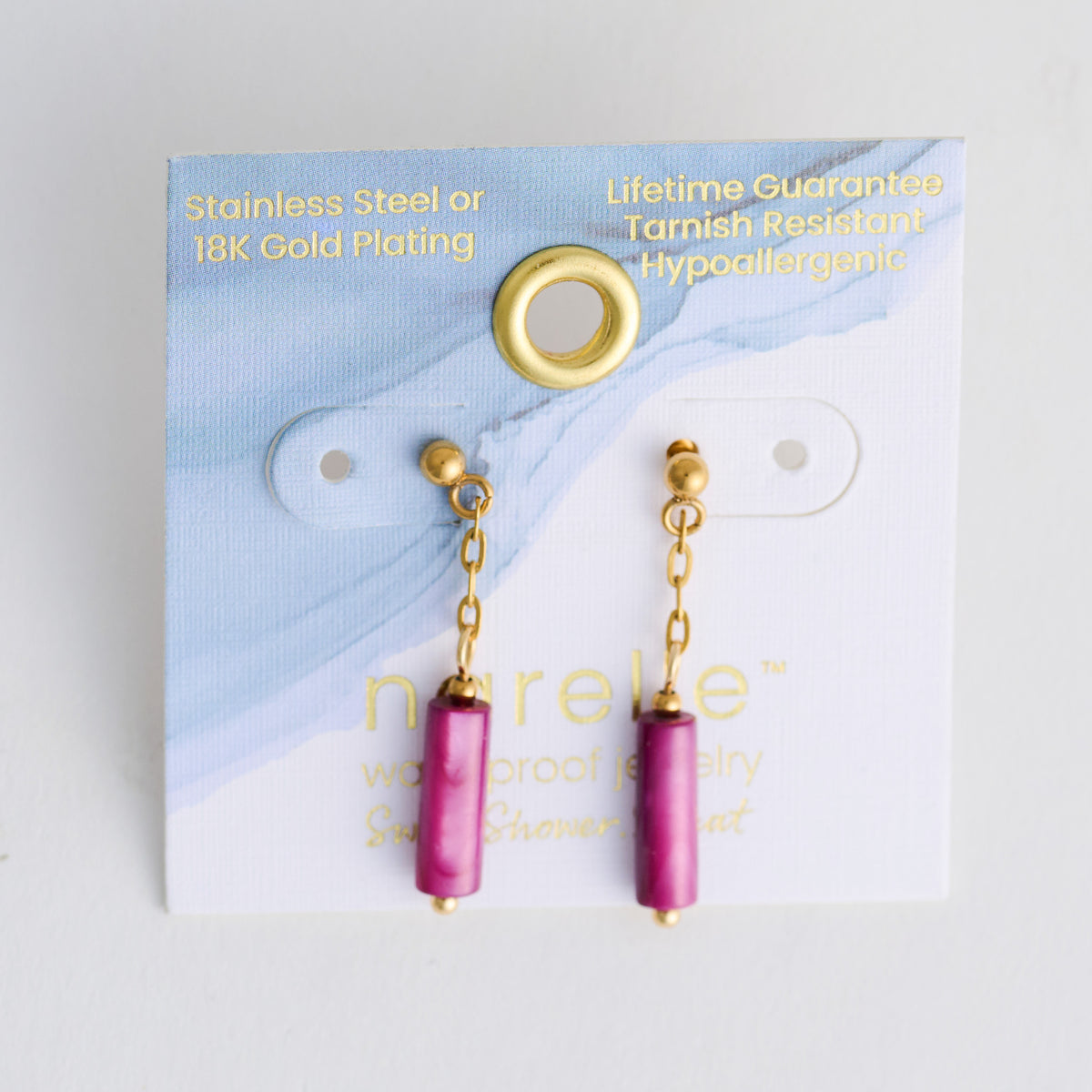 Shell Earrings Drop Beaded Waterproof Jewelry Narelle