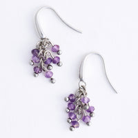 Drop Earrings Gemstone Beaded Waterproof Narelle Fringe